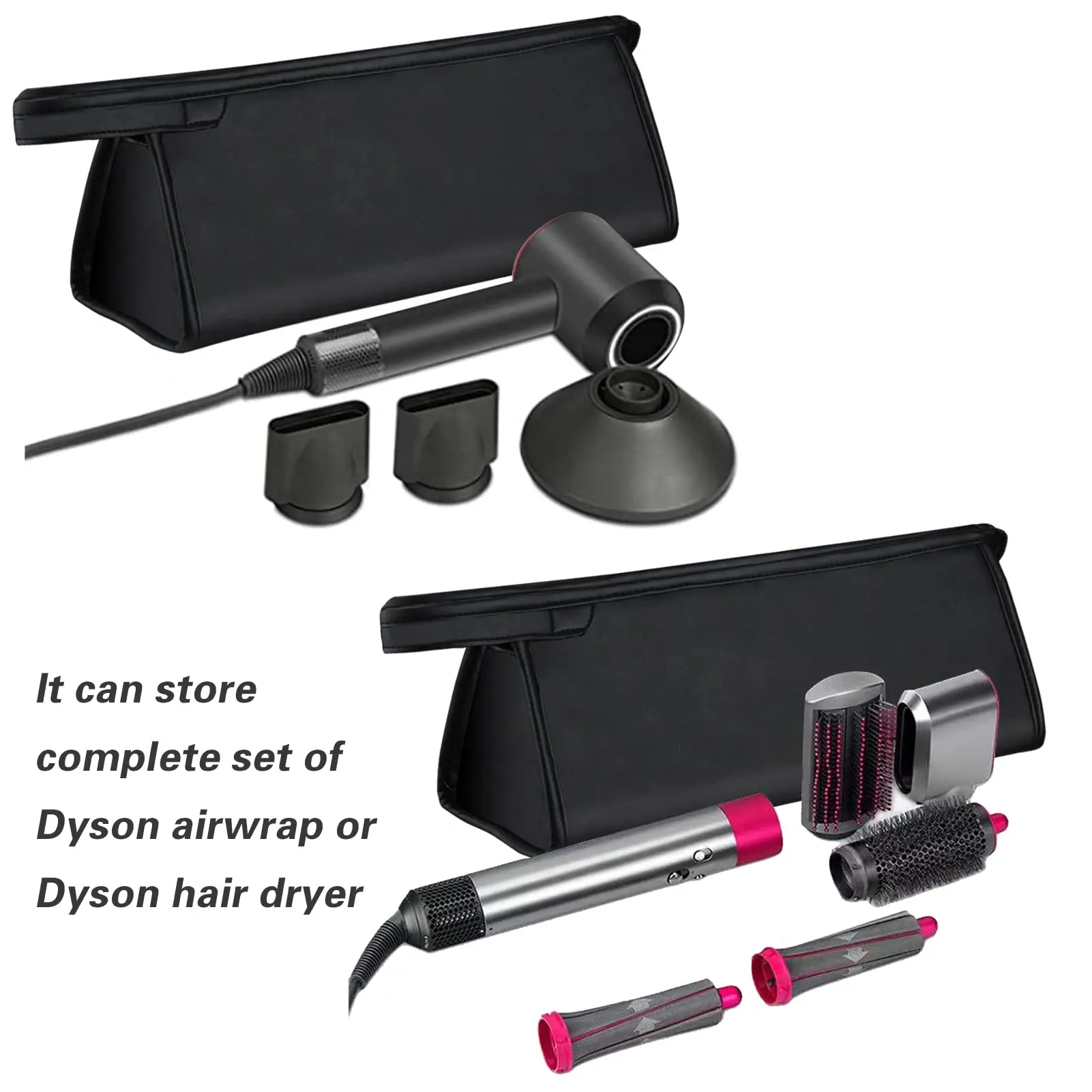 Reiseetui für Dyson Airwrap Styler/Shark Flexstyle, Tragbare Tragetasche für Dyson Supersonic Haartrockner, Wasserdicht und Rutschfest – Detail 3