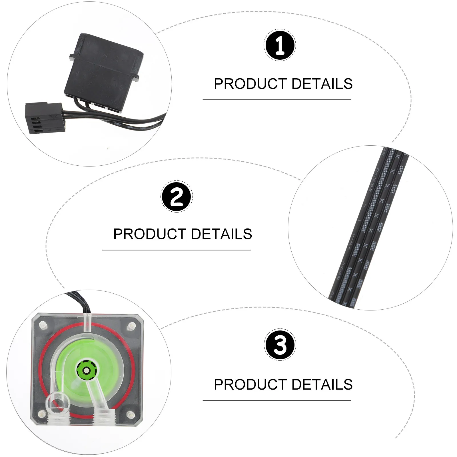 

G1/4 CPU Water Cooling Kit | PWM-500L/H All-in-One Liquid Cooler for High-Performance PC Gaming & Overclocking