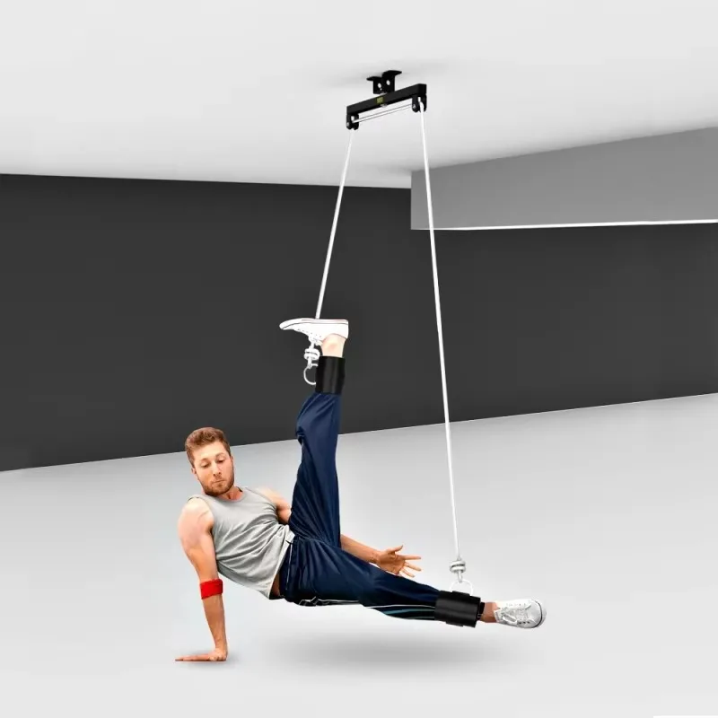 【Hot】Full rotation assistive device gymnastics foot-hanging device home fitness street dance training speedster