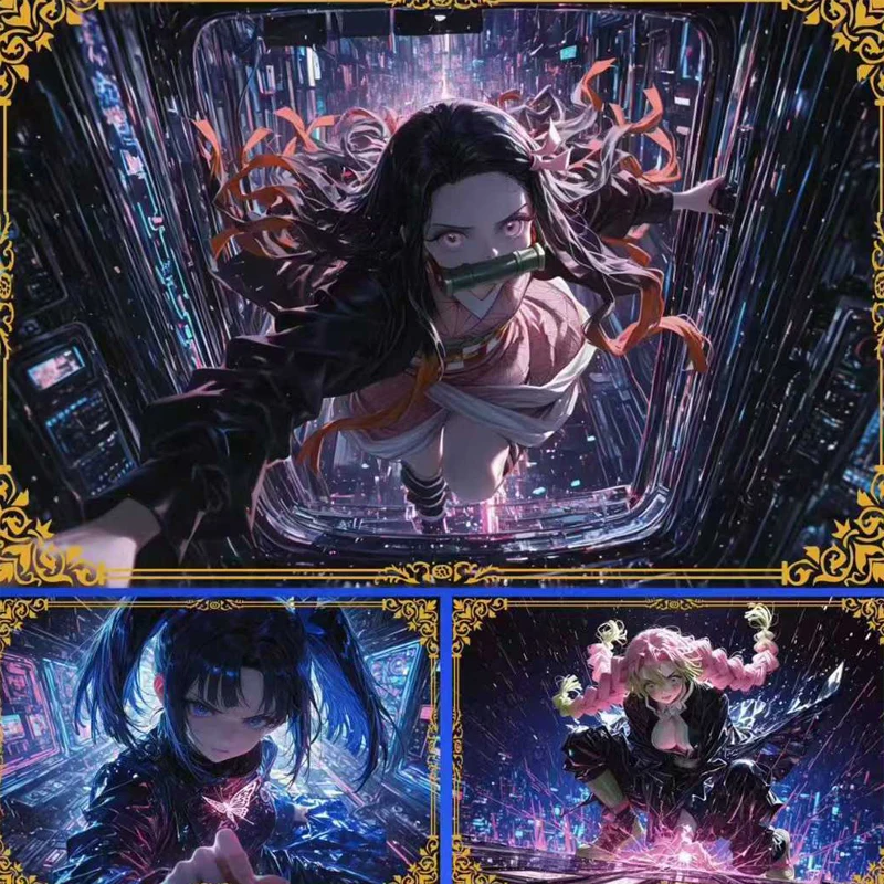 Goddess Story Big Beard Anime Horror Cards Thrill Park Collection 4K Artwork Steampunk Matte Finish Trading Cards For Collectors