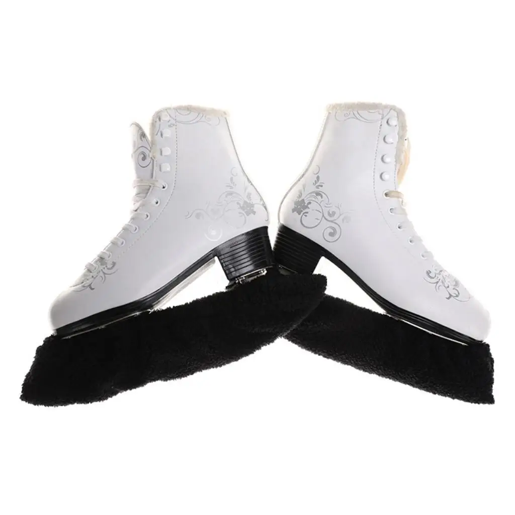 Soft Absorbent Skate Blade Guard Toweling Soaker Protective Jacket Cover for Figure Hockey