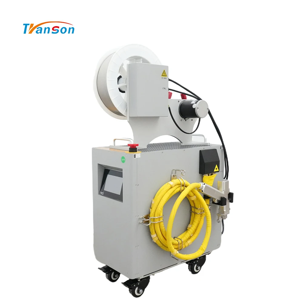 

Лазерный сварочный аппарат Reci с воздушным охлаждением 800W 1200W 1500W 2000W, 3-в-1 волоконный лазерный сварочный аппарат для нержавеющей стали, углеродистой стали, алюминия