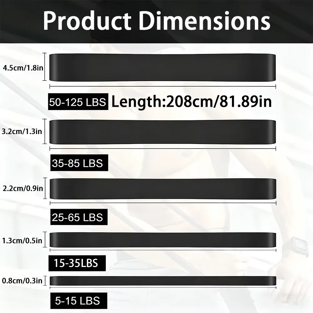 5Pcs/11Pcs Resistance Bands and Accessory Sets, Pull Up Assistance Bands, Exercise Bands for Men and Women Home Fitness
