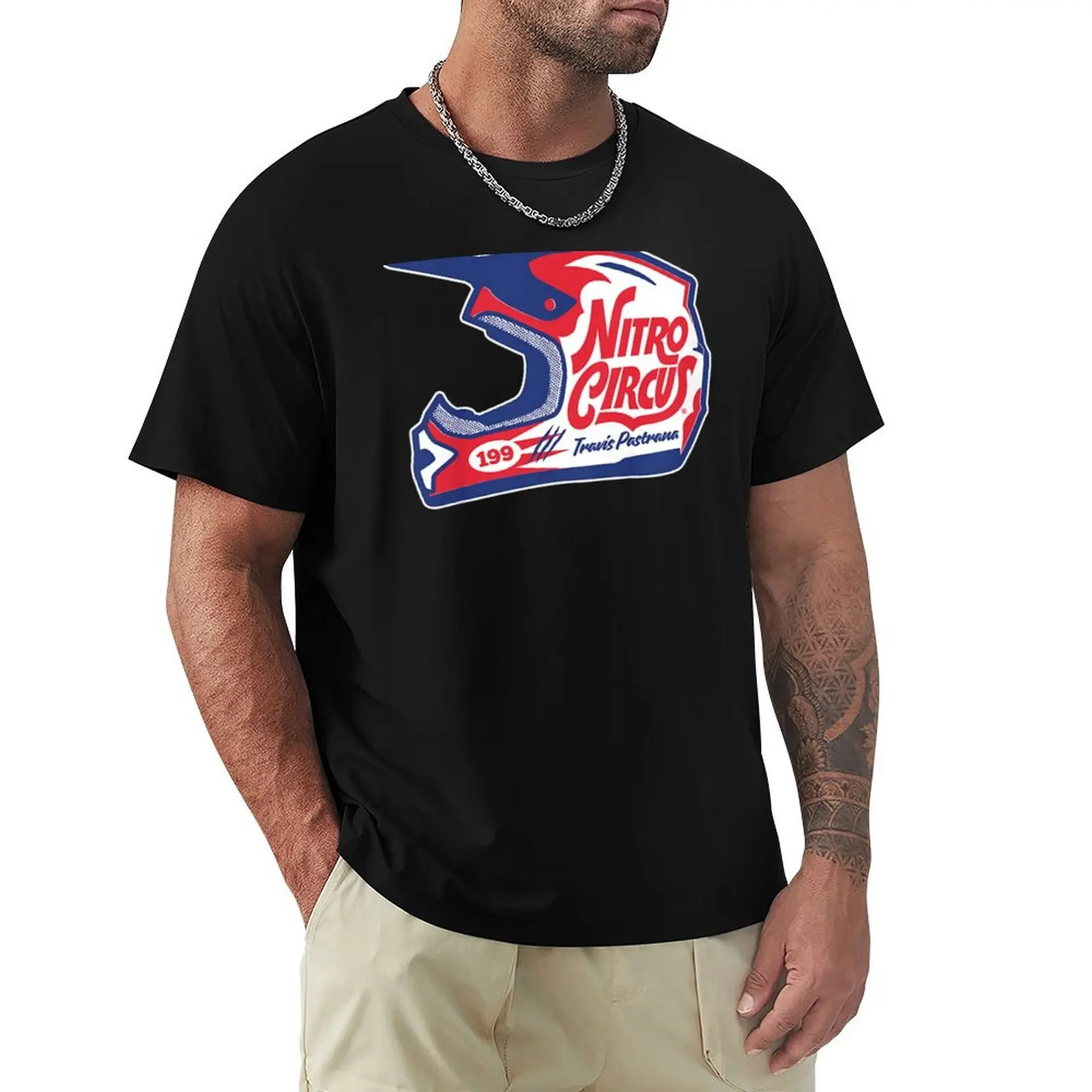 Nitro Circus T-Shirt Basic Plain Tee for Spring and Summer