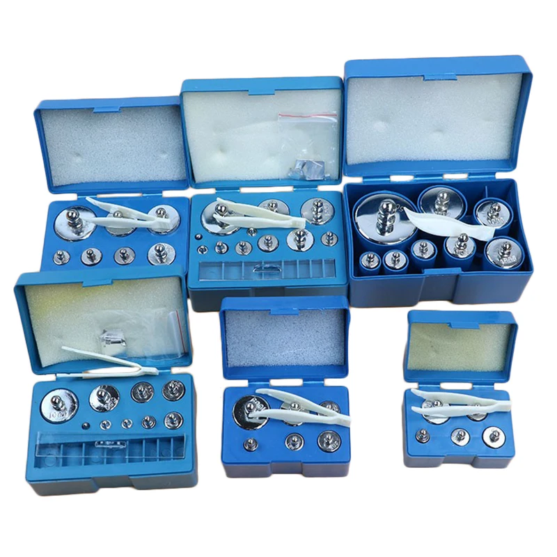 Teaching Experimental Weights Electronic Weighing Balance Calibration 100g500g1000g Set Precision Weights Set