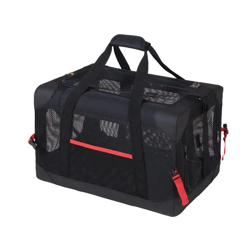 Pet trolley bag walking dog out suitcase cat folding cage portable car cat bag dog cage hard shell protection