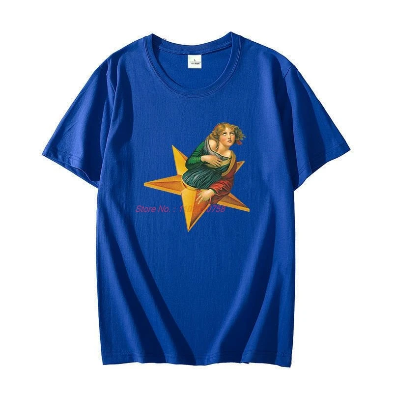 Cotton T-shirt Smashing Pumpkins Mellon Collie and The Infinite Sadness graphic t shirts short sleeve t-shirts Men's clothing