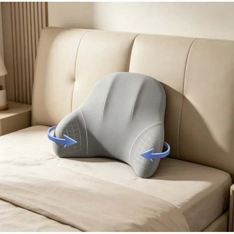 Memory Foam Car Neck Pillow, Lumbar Backrest Support Cushion, Ergonomic Headrest Pad for Car Driving Interior Comfort