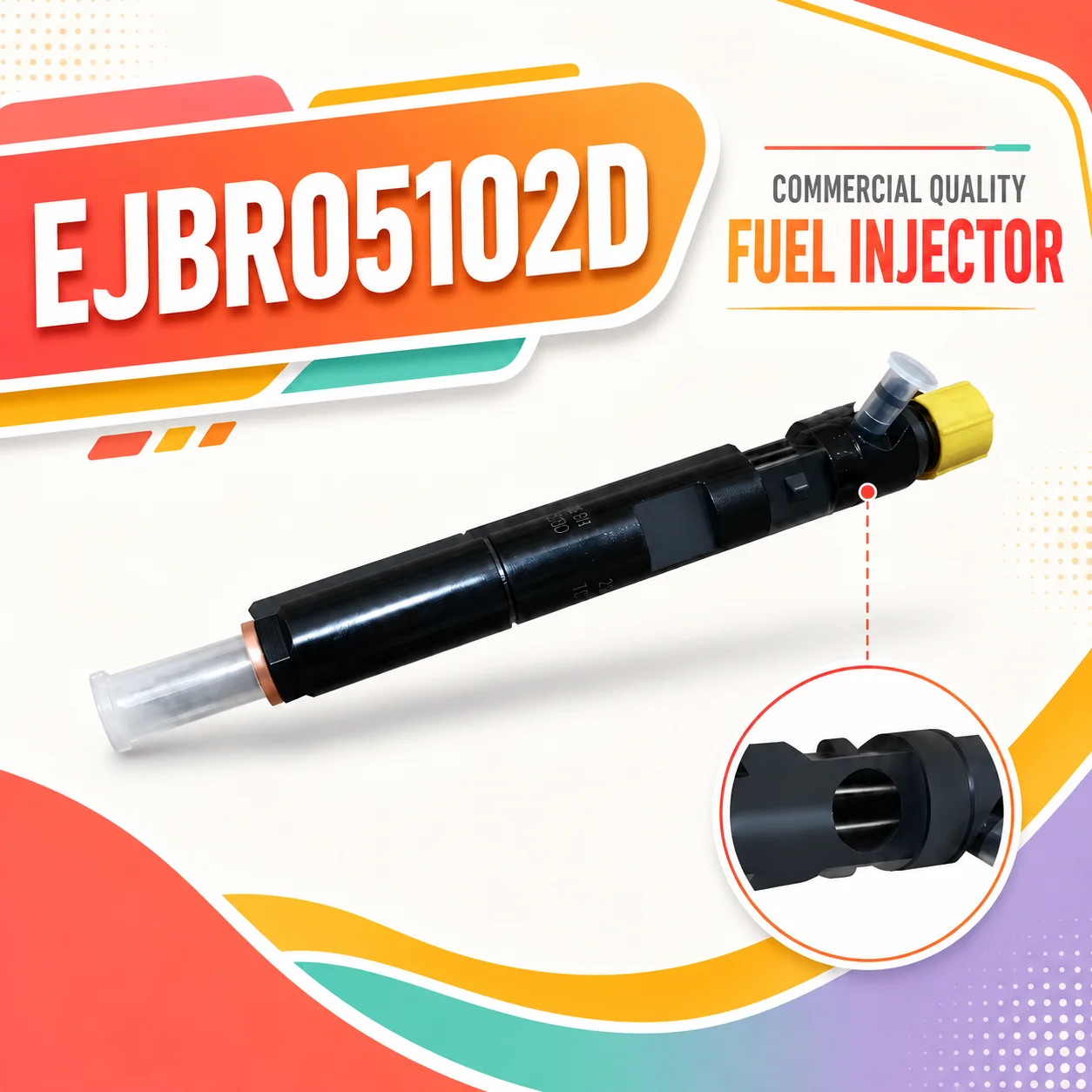 Refurbished EJBR05102D Euro III Common Rail Fuel Injector With L381PBD L381PRD Nozzle For Nissan Renault.LH1830