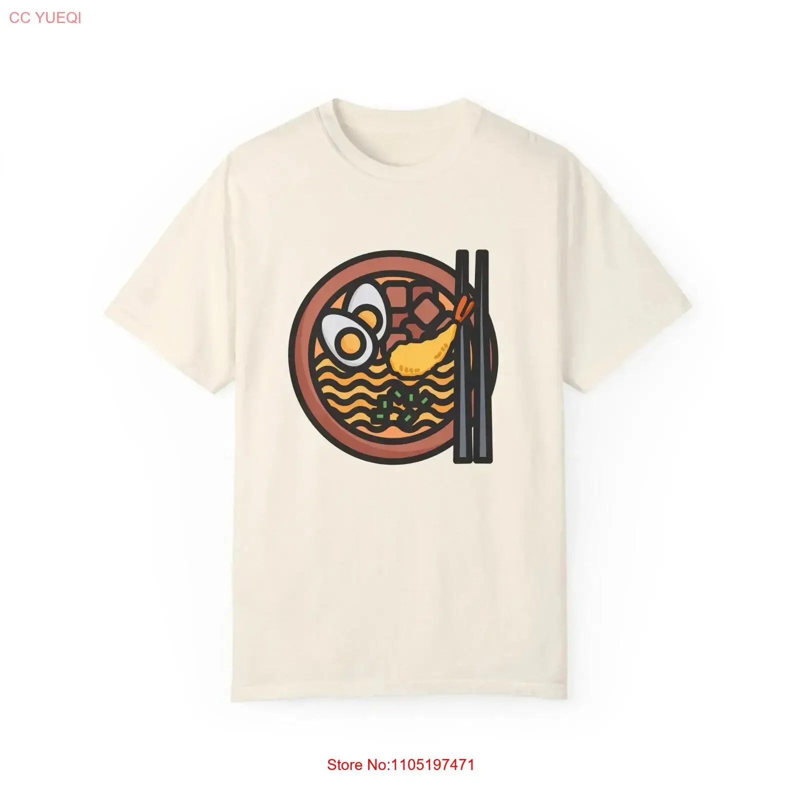 Camiseta japonesa Ramen Udon vintage lavada estirada Unisex suave transpirable ligeramente cómoda Top para uso diario gráfico