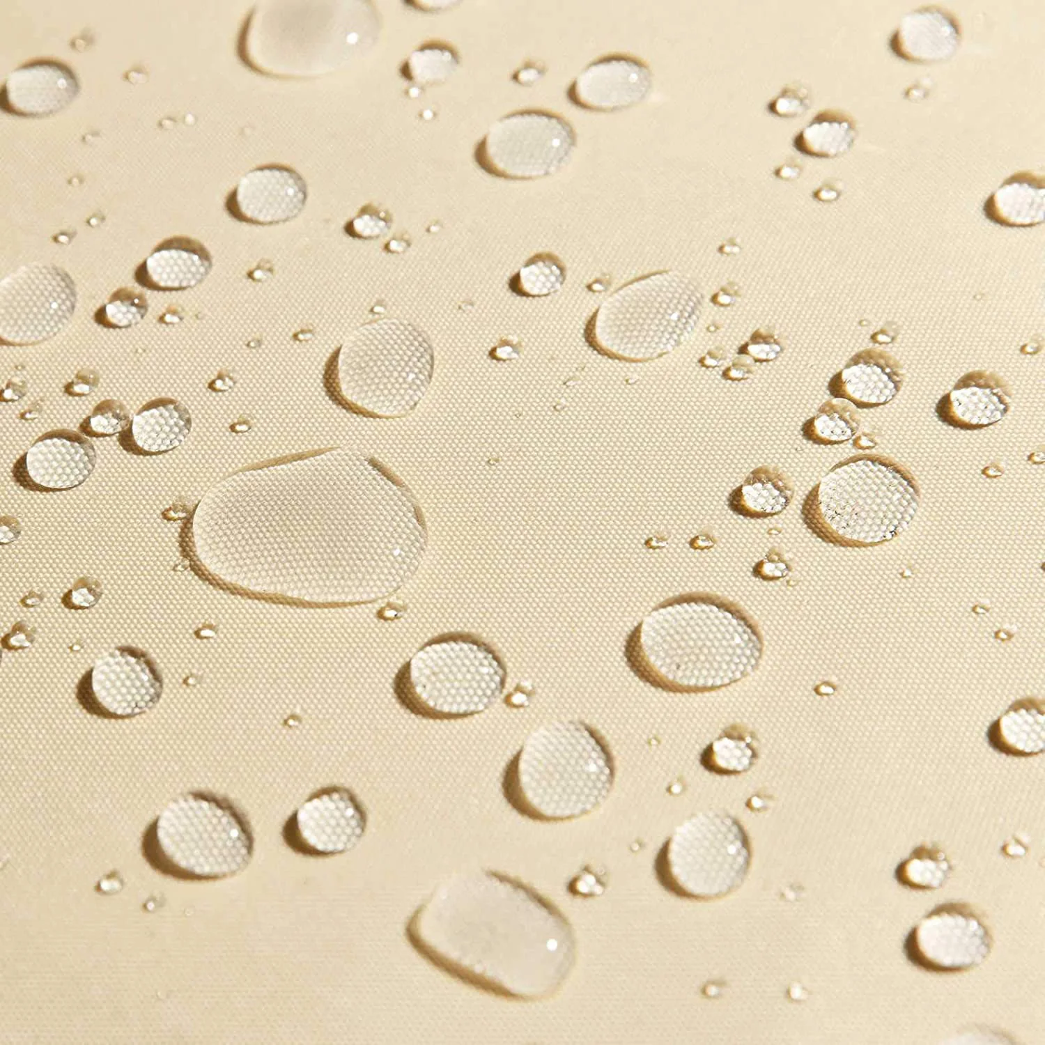 Toldo de vela triangular para Patio, sombrilla de color caqui, resistente, bloqueo UV