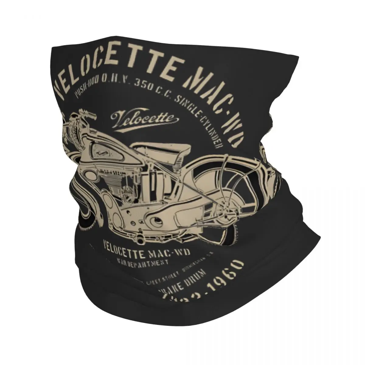 Perfect Motocross Bandana Neck Gaiter Printed Velocette Face Scarf Balaclava Hiking Unisex Adult Winter