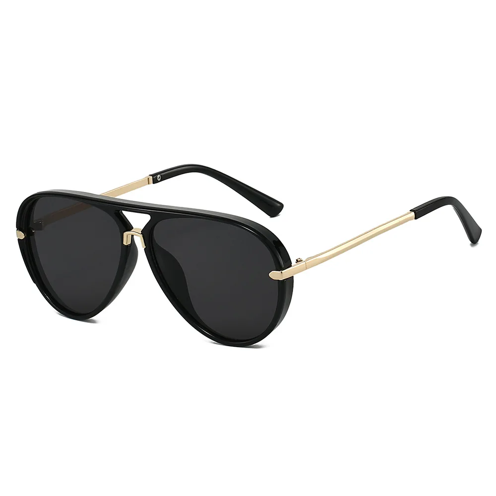2025 Luftfahrt-Sonnenbrille für Damen, Markendesigner, Piloten-Sonnenbrille, Uv400, einfache Mode, geeignete Farbtöne