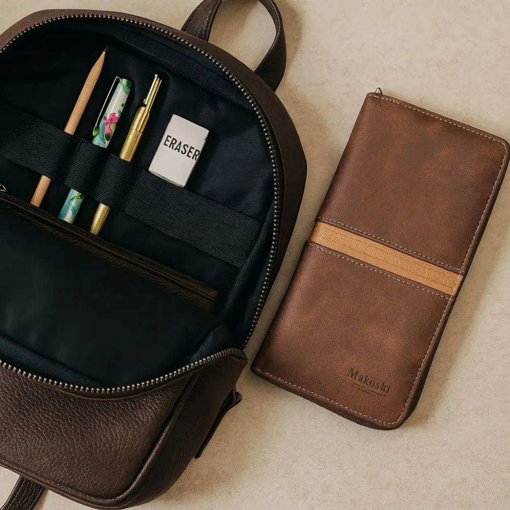 

Multifunctional Vintage Vintage Coin Purse Portable Zipper Men's Long Wallet PU Leather Colorblock Men Coins Bag Daily Use