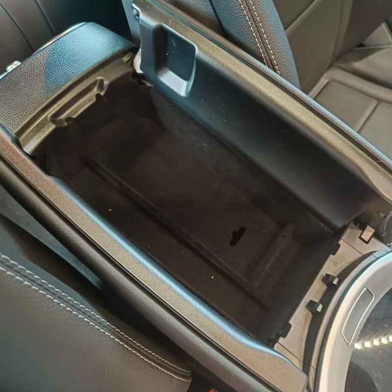 مناسبة لمرسيدس بنز GLC 2016-2022/EQC 2019 مسند الذراع المركزي صندوق تخزين صندوق تخزين داخلي #5
