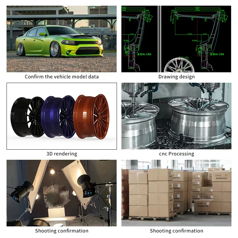 لعجلات سيارة الركاب خفيفة الوزن من ألياف الكربون 18-22 بوصة 5x130 5x114.3 لعجلات سيارة الركاب