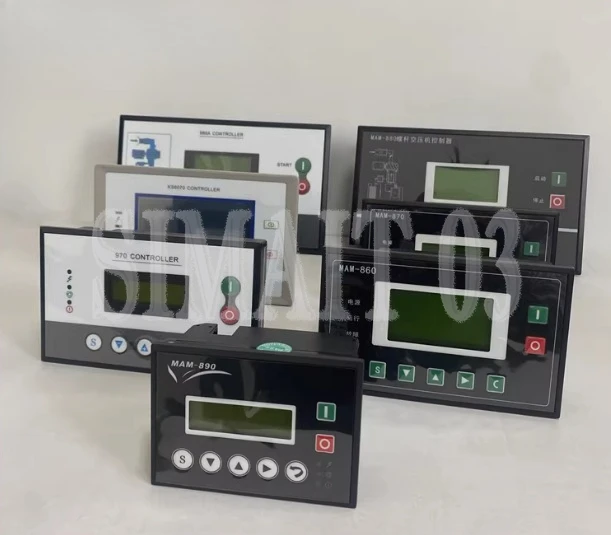 MAM-880/860/870/890(B) Screw Air Compressor Controller - New Control Panel with Display Screen (PLC Integrated)