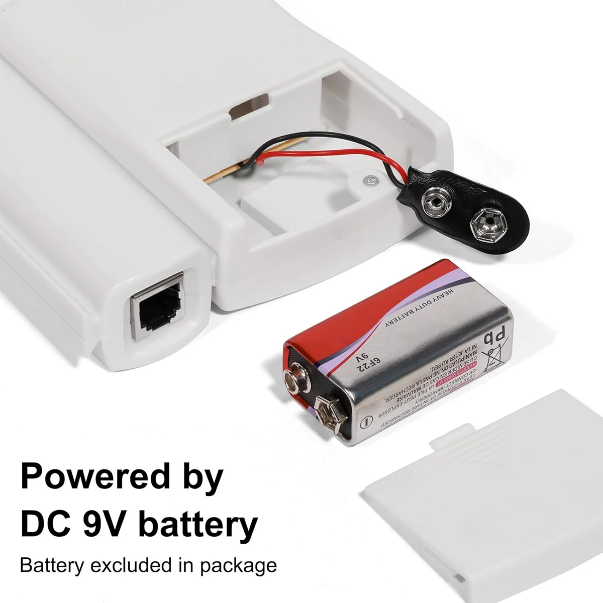 جهاز اختبار كابل إيثرنت لشبكة ZOERAX RJ45 لـ LAN Cat5 Cat5e Cat6 Cat6a Cat7 UTP/كابل محمي وRJ11 RJ12