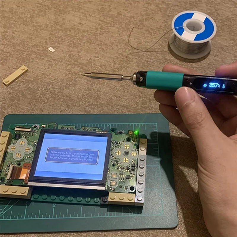 ABRS-ミニ鉛筆はんだごてのヒント Forpinecil PTS200/TS100 はんだペンはんだアクセサリー