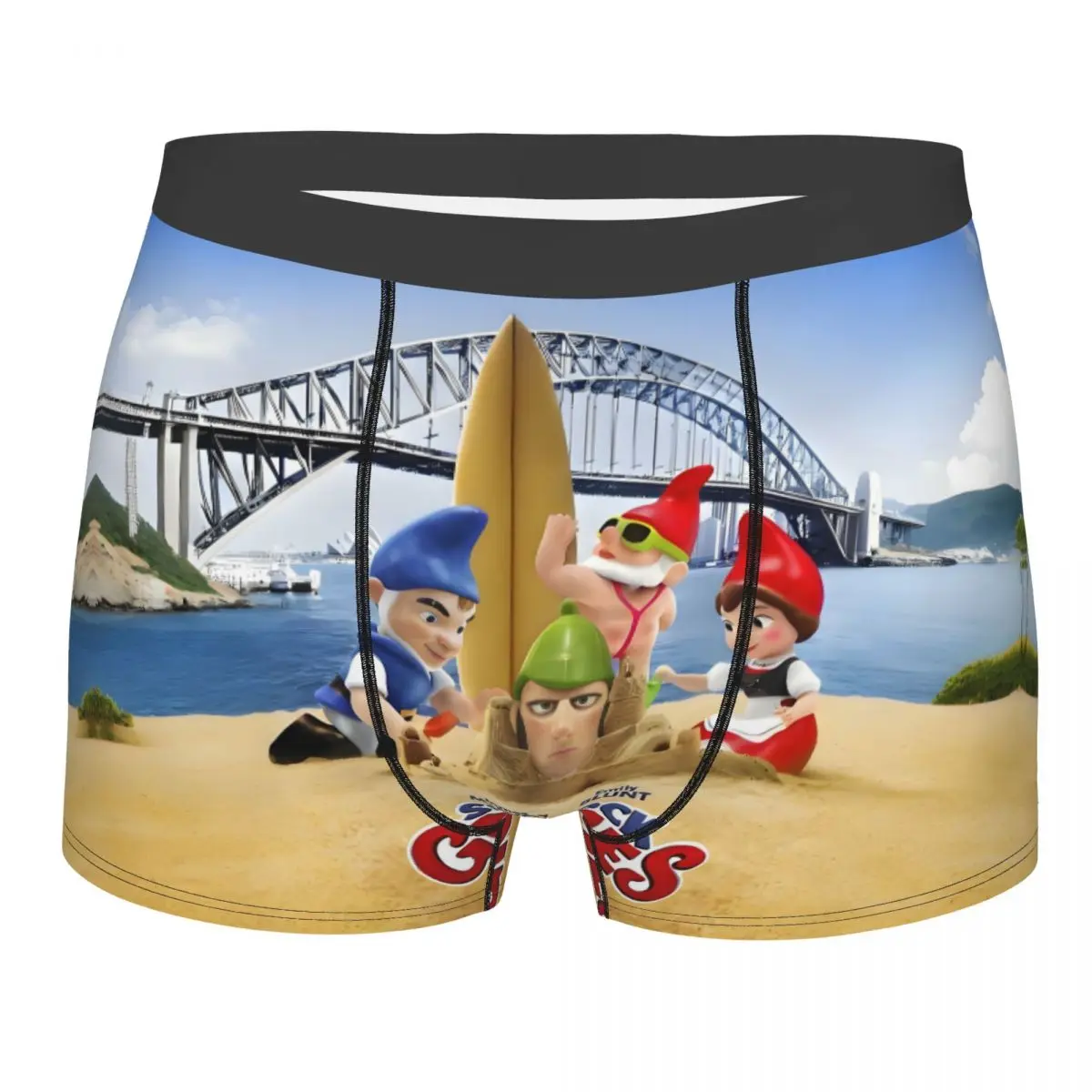 

Custom Sherlock Gnomes Cartoon Boxers Shorts Men Anime Romantic Comedy Film Briefs Underwear Funny Underpants