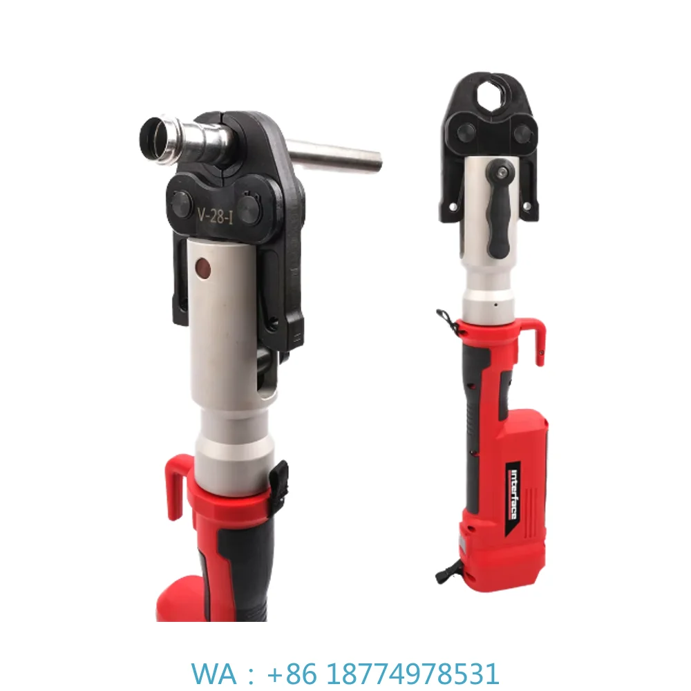 l Portable Hydraulic Pliers with Hydraulic Features Rechargeable Electric Stainless Steel Water Pipe Crimping Too
