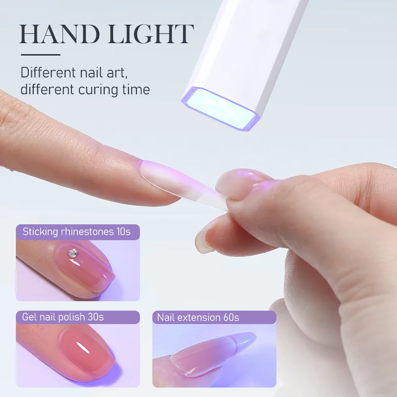 Geboren hübsche 3w Handheld Nagel trockner USB UV-Licht für Gel Nägel Mini Nagel licht tragbare LED Nagel lampe wiederauf ladbare Nagel werkzeuge