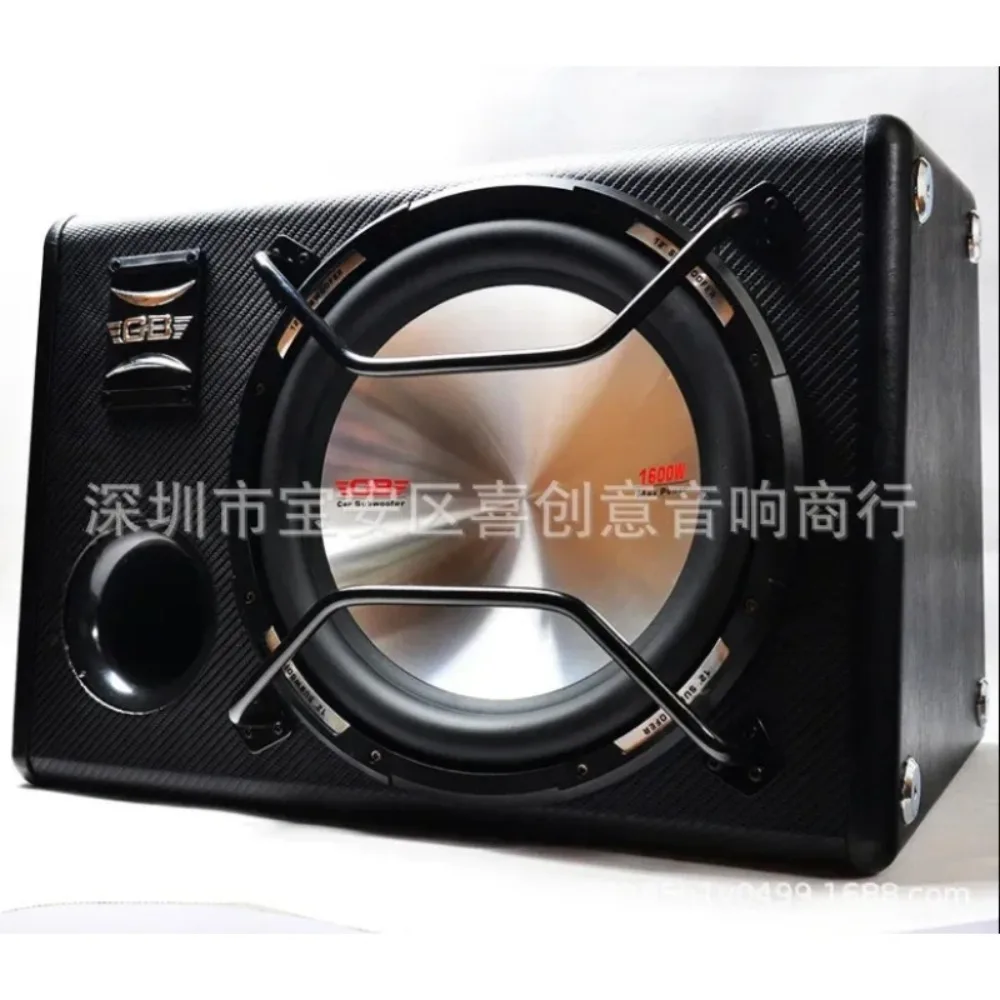 

High Power 12 Inch Car Mounted Subwoofer Car Audio 1600W Frequency Response Range 10~500HZ Wear Parts