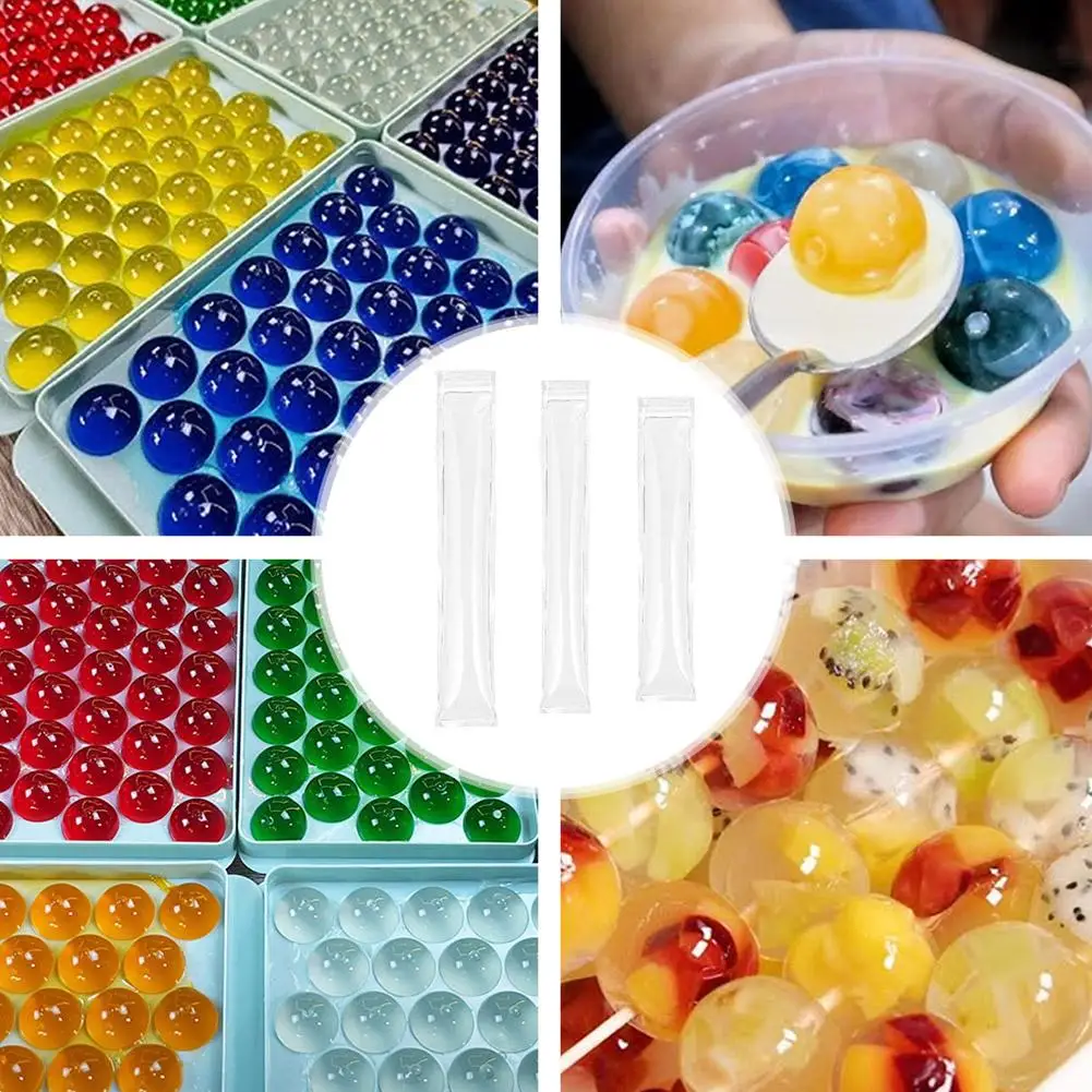 20Pcs Disposable Ice Popsicle Mold Bags Homemade Ice Lolly Bags BPA Free Freezer Tube With Zip Seals For Yogurt Party Favors