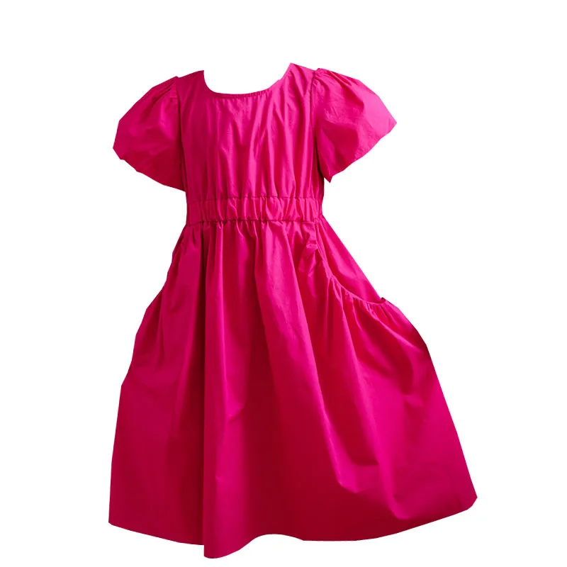 جديد 2025 فساتين الفتيات الكبيرة مقاس 10-12 7-8 14-16-18 6t فساتين الصيف للمراهقين الفتيات المراهقات مع جيوب فستان فتاة صغيرة #5