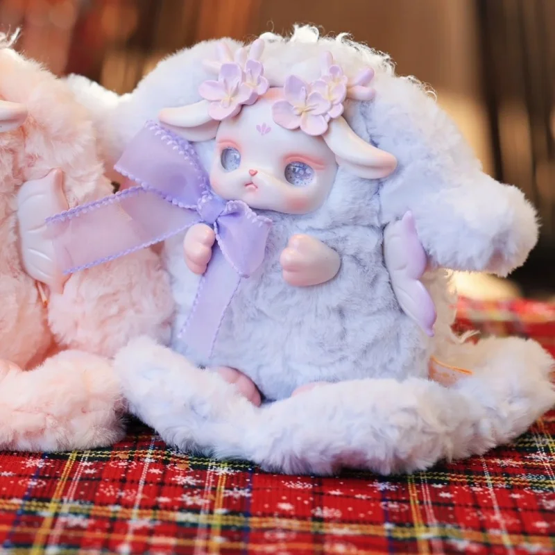 Oryginalne figurki Loloan Blooming Deer Series Blind Box, urocze figurki kolekcjonerskie, model lalki, dekoracja z kreskówek, prezent urodzinowy dla dzieci.