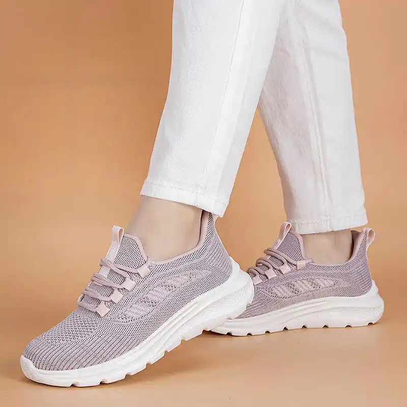 Without Heels Thick Heeled Cool Shoes Mary Jane Tennis Laces White Women's Sneakers Sport Excercise Products Deals Shouse