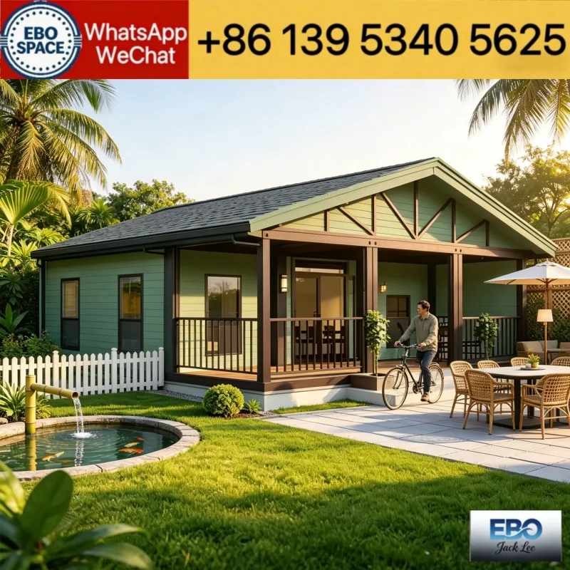 Made in China 20ft expandable container villa, 2-3 bedrooms, low-cost long lifespan Modified Container