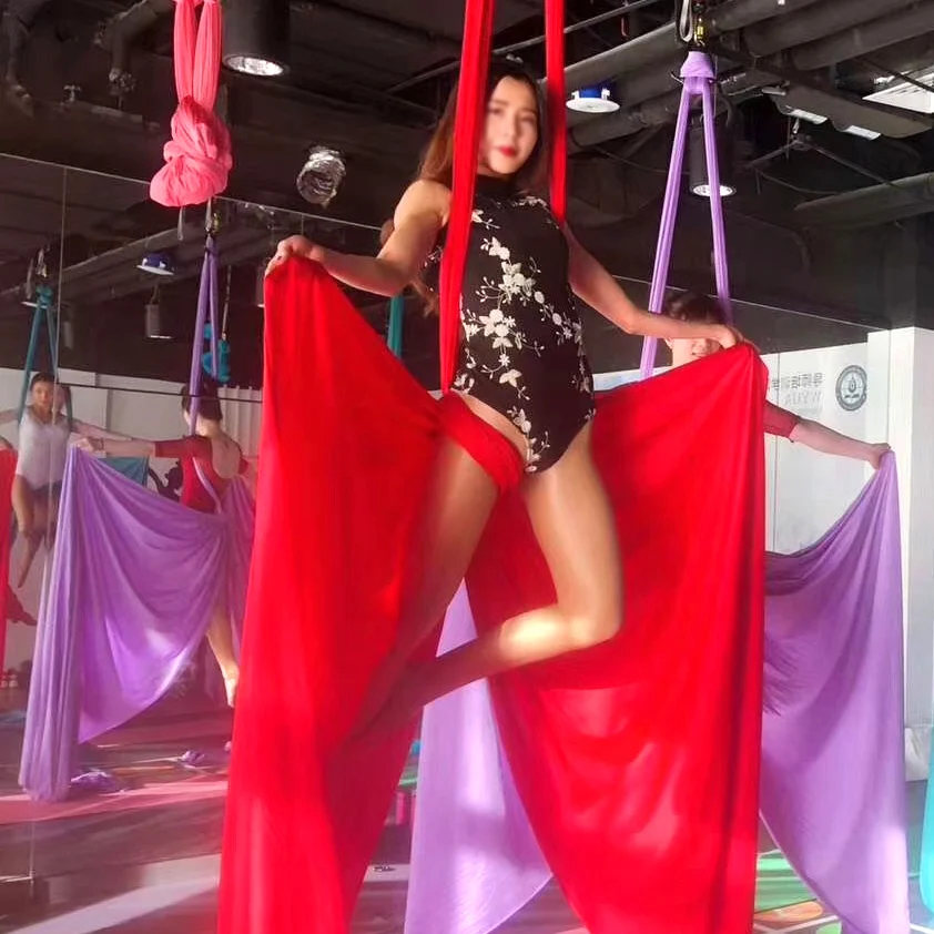 Aerial Silks Yoga Swing Traction Device, Anti Gravity Fabric, Anti Gravity, Fitness, 18 m