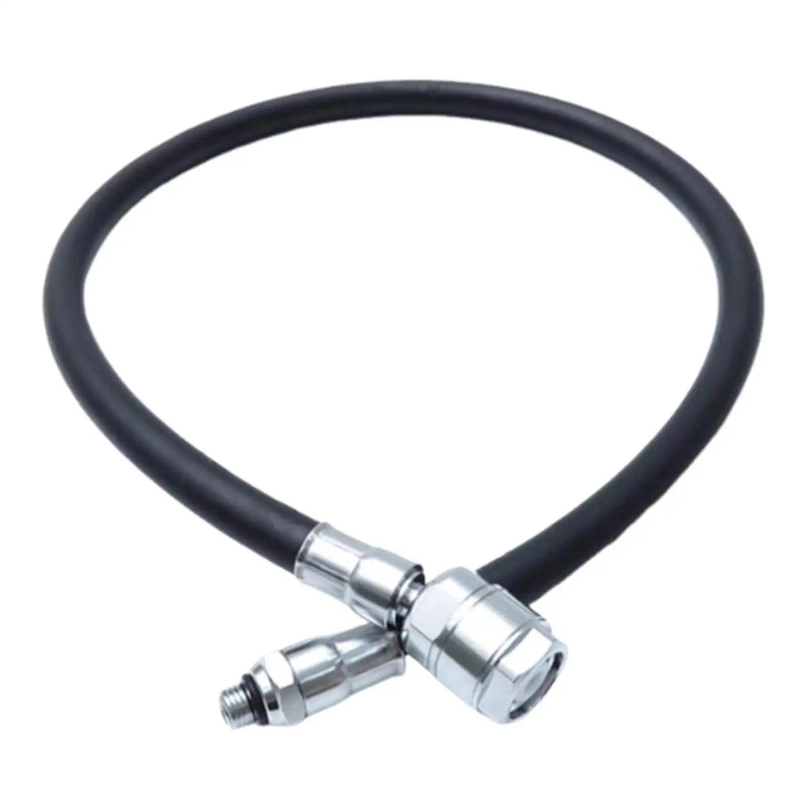 

Scuba Diving Hose Replacement 500PSI Rotatable Head Attachment Rubber Quick Release Connector Dive Regulator Hose Flexible Hose