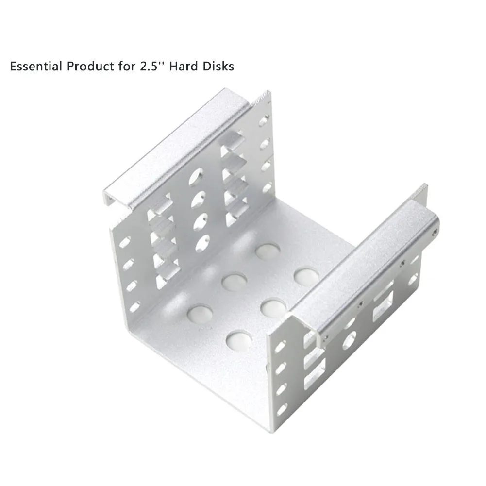 อลูมิเนียม4เบย์2.5อะแดปเตอร์ HDD SSD ถึง3.5นิ้วอะแดปเตอร์,2.5ในฟล็อปปี้ดิสก์ไดรฟ์ติดตั้ง Converter ชุด