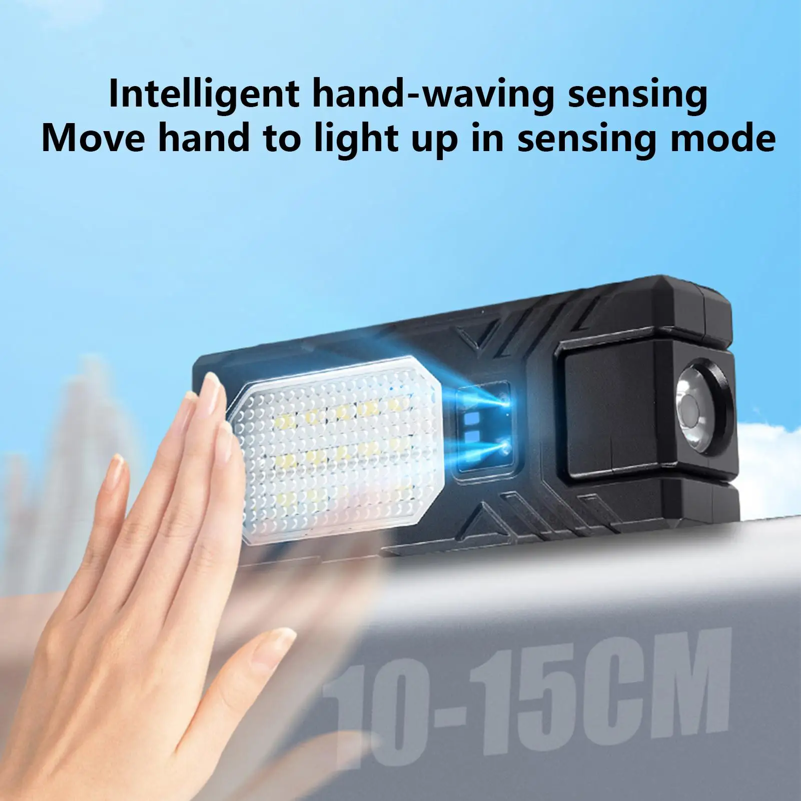 

Head Lamps Led Rechargeable Ear Worn Head Torch Light Long-Lasting Power Backpacking Camping Headlight For Fishing Caving