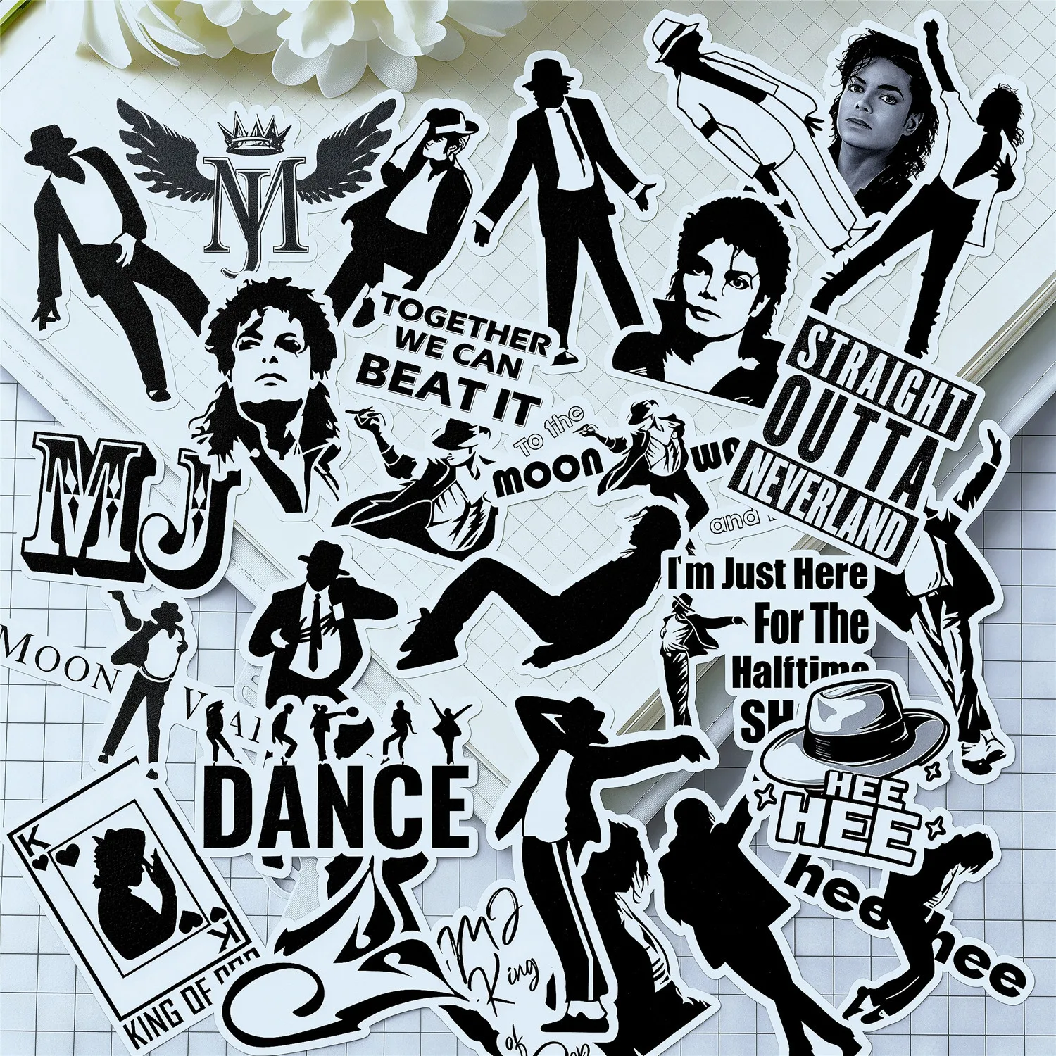MJ Michael Jackson Mini Sticke - đánh giá và giá Laptop Accessories To Gift