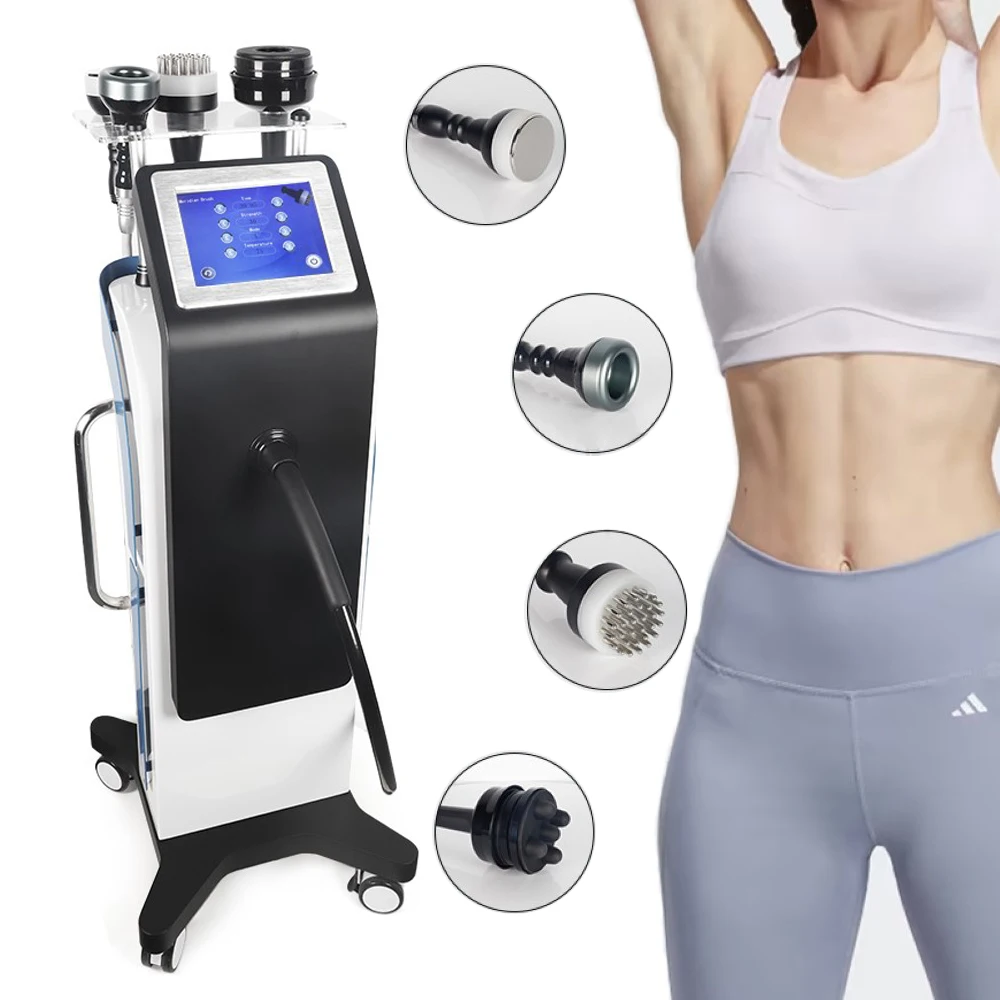 New 4 in 1 40K Ultrasonic Cavitation Machine G9 Vibration Massage Slimming Device Vacuum Heating Body Slimming Body Massages