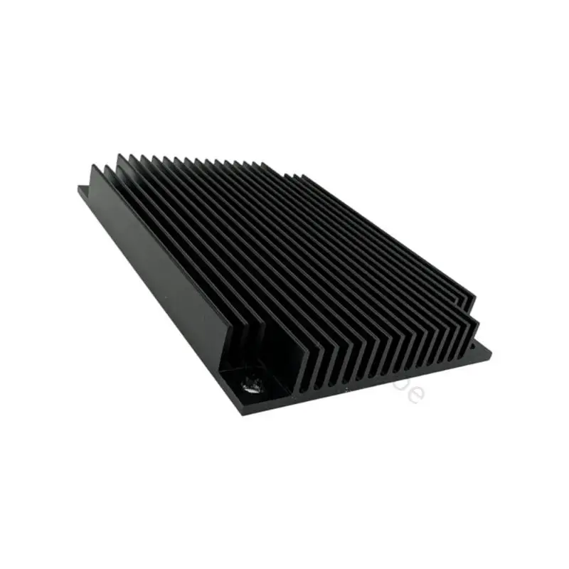 96BA Board Cooling Aluminium-Kühlkörper 80 x 55 x 10 mm mit flacher Basis und vier Befestigungslöchern für passive – Detail 7