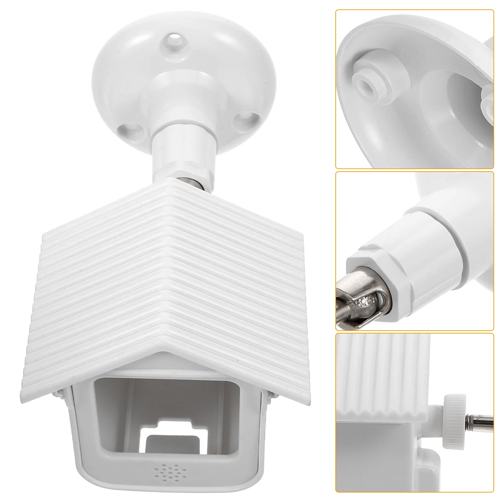 

1 Set Of Sunshade Waterproof Plastic Rain Cover Outdoor Security Camera For Cam V3 Universal Wall Mount