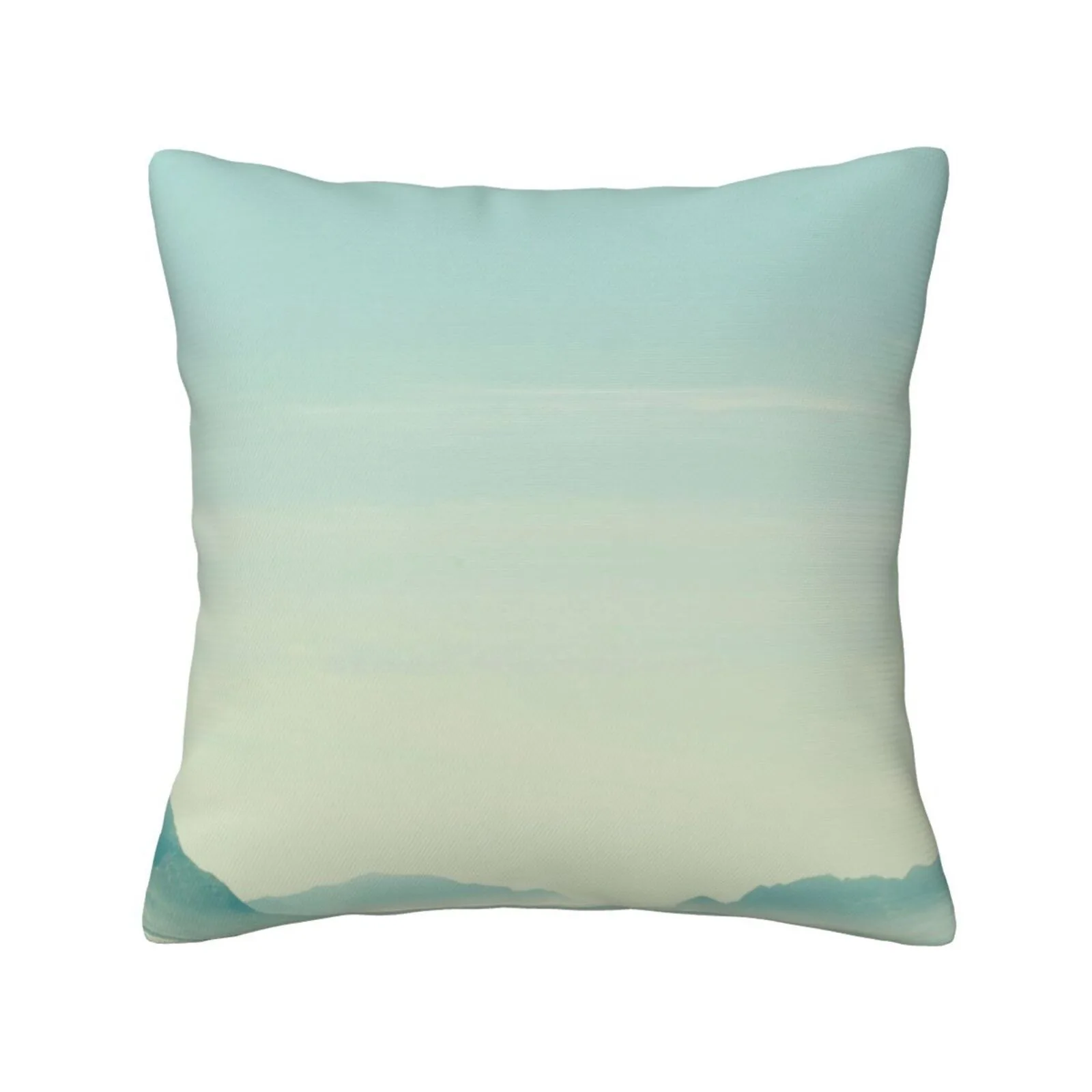 Up North Fashion Sofa Throw Pillow Cover Pillowcase Sea Norway Skyline Summer Light Mountains