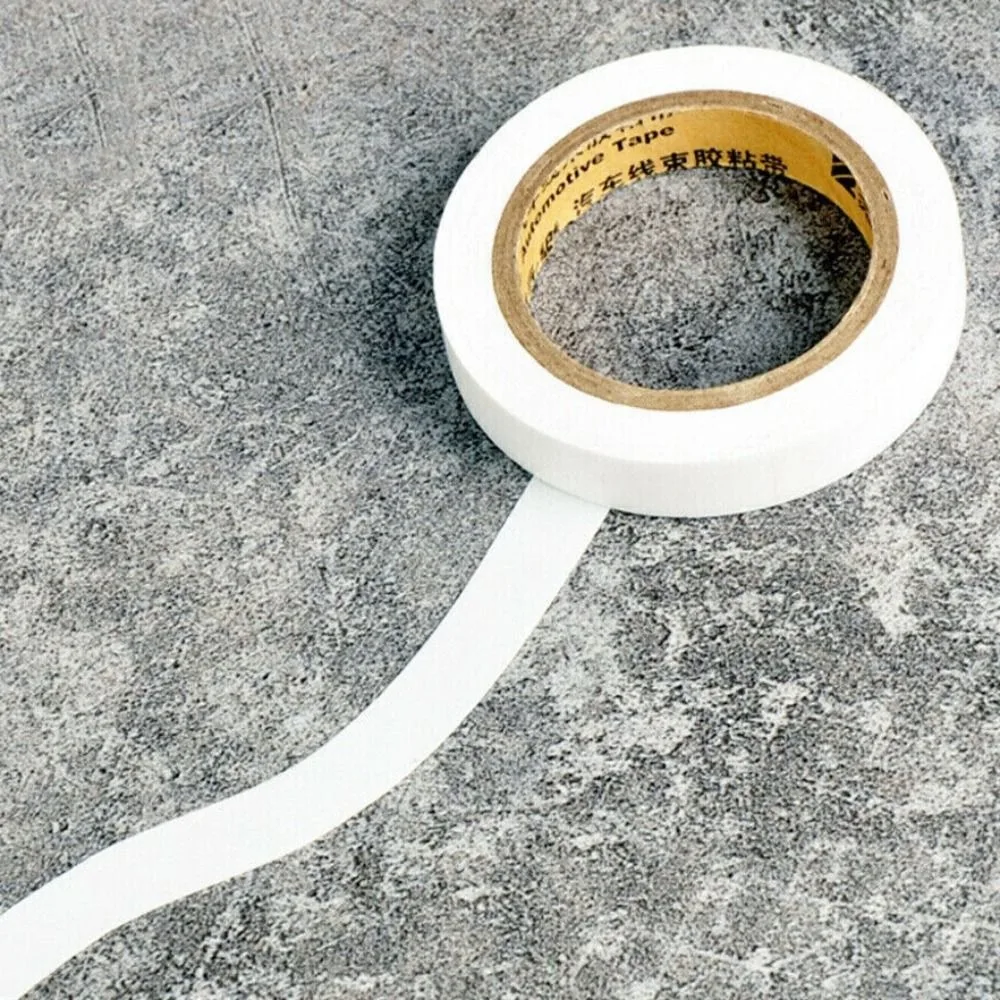 

2Pcs Moderate Viscosity Masking Tape No Residue Easy To Tear Curve Masking Paper White 9 Meters Model Coloring Tool