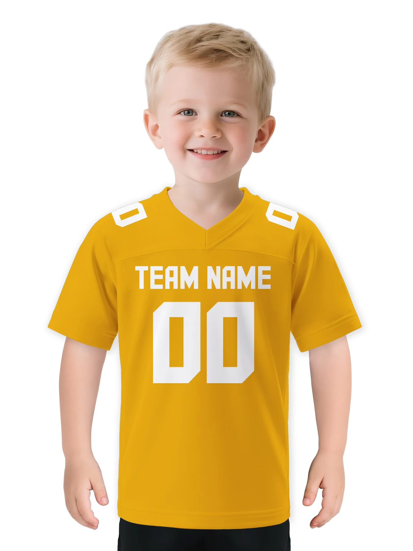 قمصان كرة القدم الأمريكية المخصصة للشباب والأطفال قمصان كرة القدم المخصصة مع رقم اسم الفريق لمحبي كرة القدم فريق جيرسي الموحد