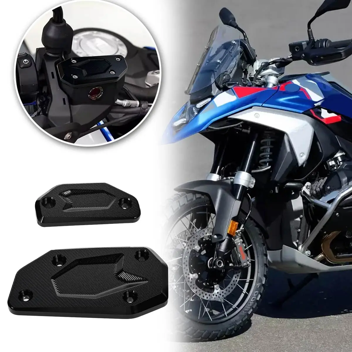 Per BMW R1300GS 2023-2024 Accessorio freno + tappo olio serbatoio frizione