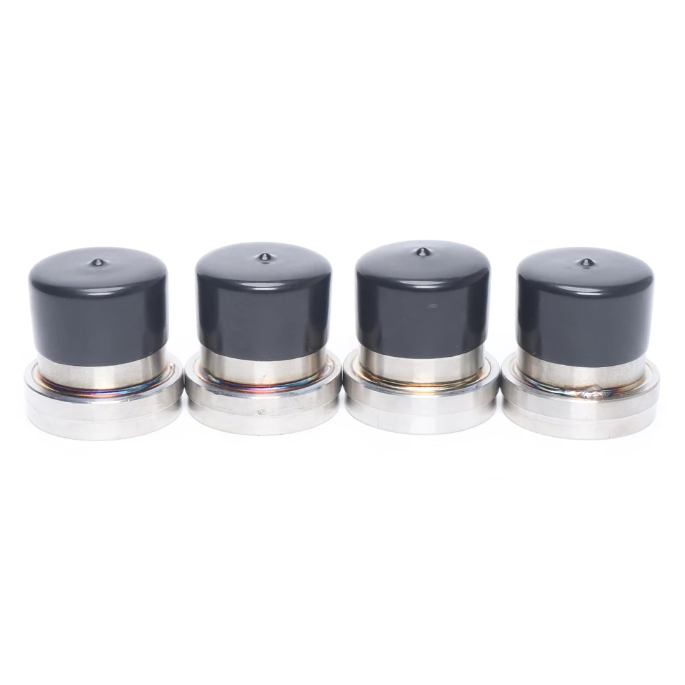 Stainless Steel Boat Trailer Bearing 4PCS 2.441 Black and Silver Set Buddy w/ Protective Grease Cover