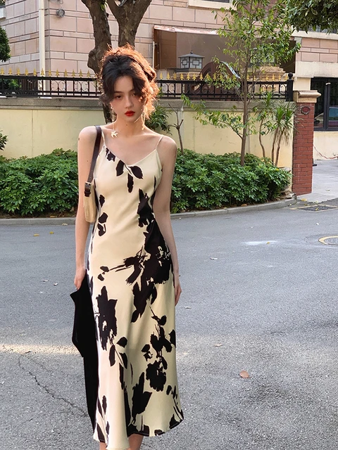 Women s Elegant Midi Dress 2022 Korean Elegant Dresses Party Vintage Elegant Aliexpress