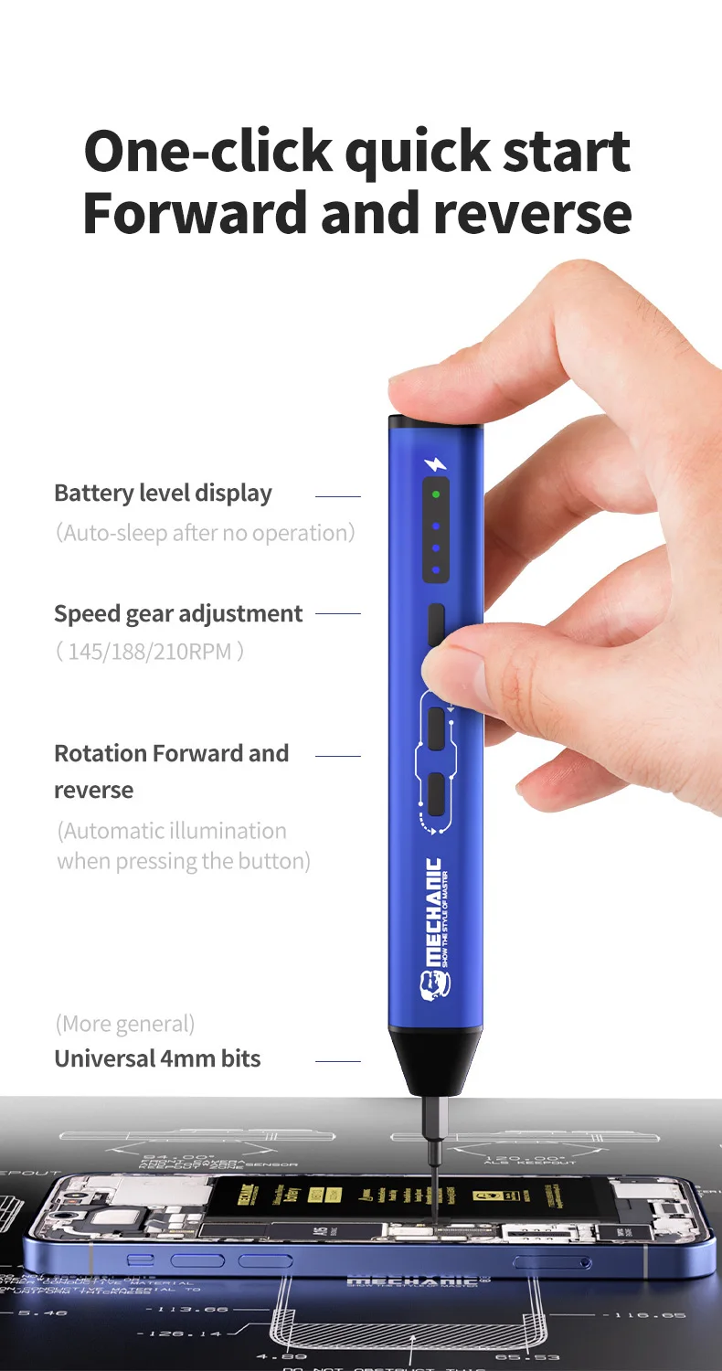 MECHANIC ES240 Electric Screwdrivers/24 in 1/Mobile/Macbook/Electrinic products Screwdriver set
