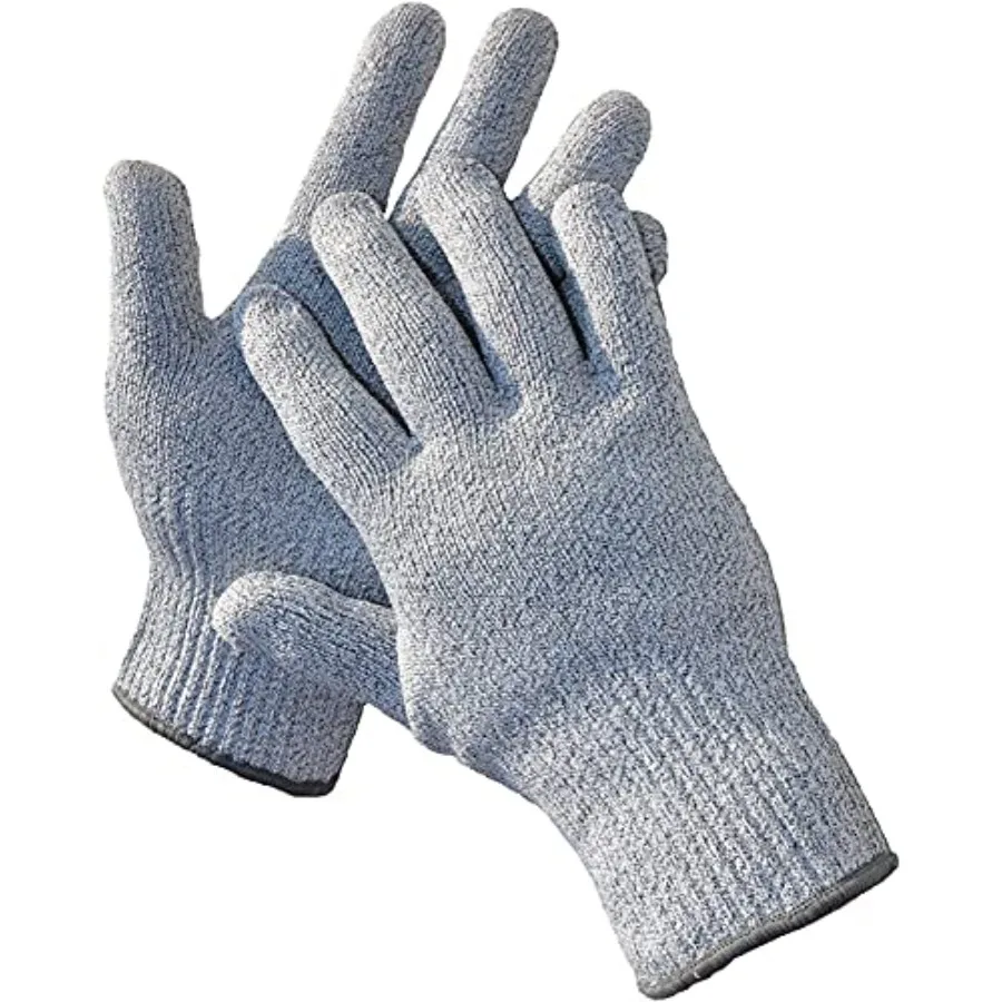 

Kitchen food-grade cut-resistant gloves, level 5 protection, grey high-performance synthetic fiber