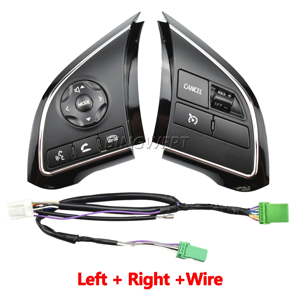 

For Mitsubishi outlander 2016-2019 Trito 2015-2017 Multifunction Steering Wheel Button Cruise Control Switch With Backlight