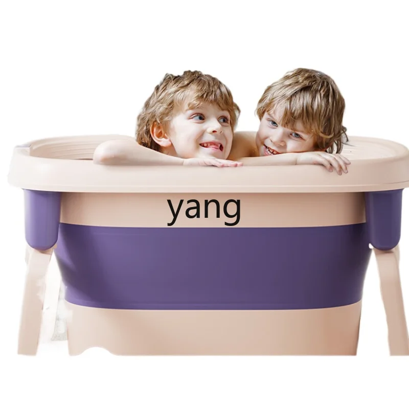 CX Baby Bathtub Newborn Baby Child Sitting and Lying Large Folding Bath Barrel